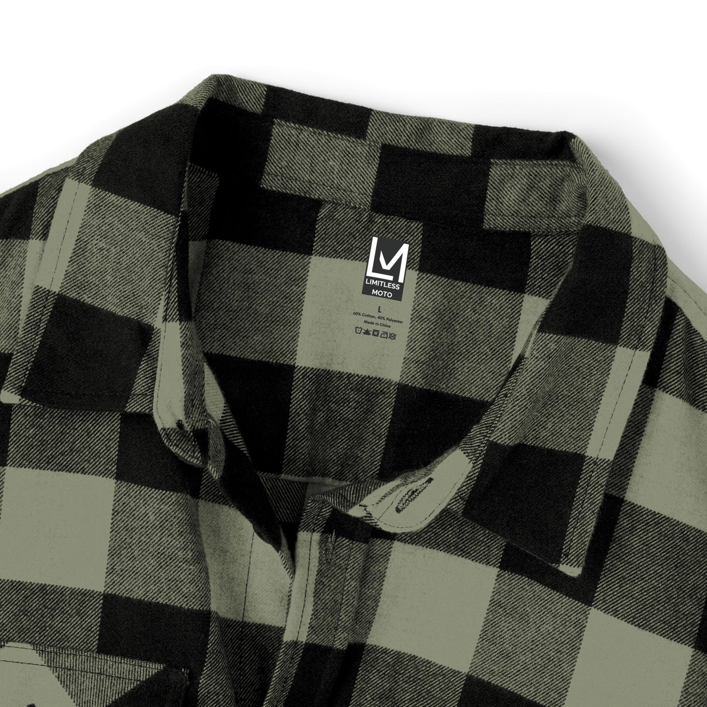 Ride Bold, Live Limitless Moto Flannel