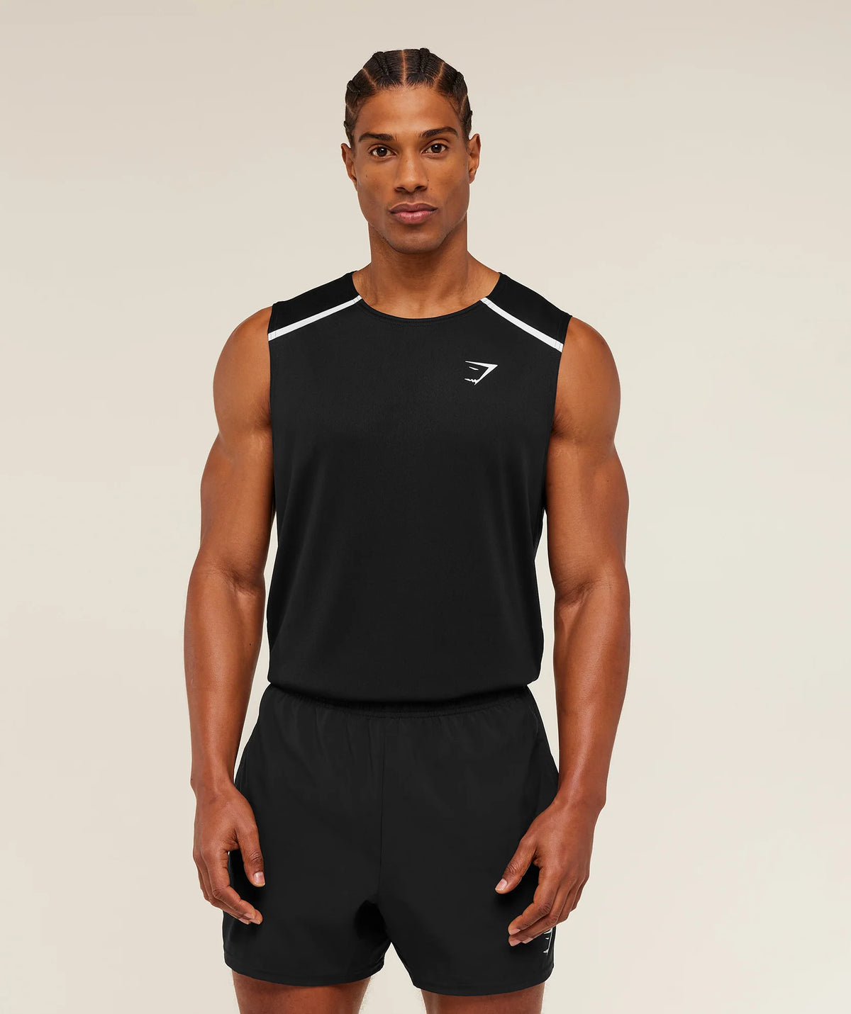 Arrival Contrast Tank - BLACK