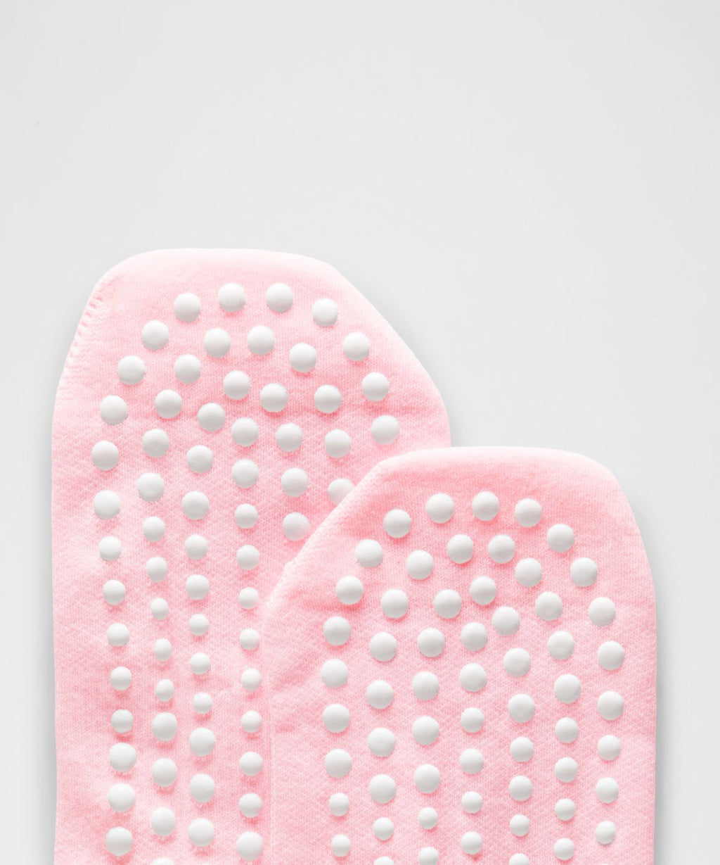 [LIMITLESS_COLOR:PINK PEARL] LULULEMON Unisex Find Your Balance Grip Crew Socks — PINK PEARL — vista oficial 2