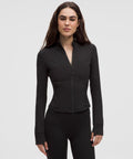 [LIMITLESS_COLOR:BLACK] LULULEMON Define Cropped Jacket Nulu — BLACK — Vista oficial 1