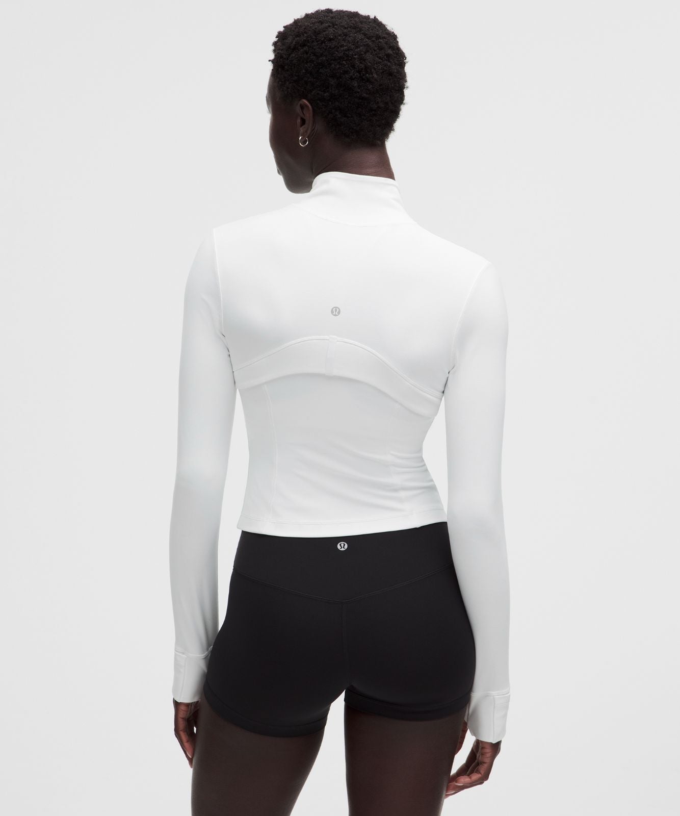 [LIMITLESS_COLOR:WHITE] LULULEMON Define Cropped Jacket Nulu — WHITE — Vista oficial 3