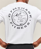 [LIMITLESS_COLOR:WHITE] GYMSHARK Legacy T-Shirt — WHITE — Vista oficial 3