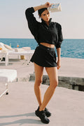 [LIMITLESS_COLOR:BLACK] ALO YOGA Match Point Tennis Skirt — BLACK — Vista oficial 1