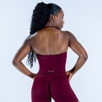 [LIMITLESS_COLOR:WINTER BERRY] DFYNE Impact Halter Top — Winter Berry — Vista oficial 2