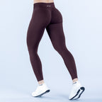 [LIMITLESS_COLOR:ESPRESSO] DFYNE Impact Leggings — Espresso — Vista oficial 3