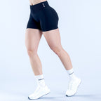 [LIMITLESS_COLOR:BLACK] DFYNE Impact Shorts | 4.5" — Midnight Black — Vista oficial 1