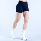[LIMITLESS_COLOR:BLACK] DFYNE Impact Shorts | 4.5" — Midnight Black — Vista oficial 3