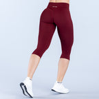 [LIMITLESS_COLOR:MAROON] DFYNE Vision Capris — MAROON — Vista oficial 2