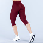 [LIMITLESS_COLOR:MAROON] DFYNE Vision Capris — MAROON — Vista oficial 3