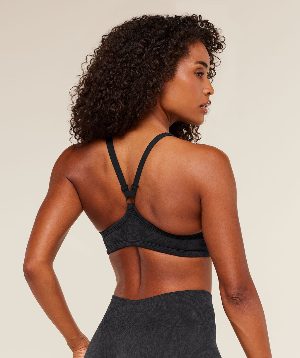 [LIMITLESS_COLOR:BLACK ASPHALT GREY] GYMSHARK Adapt Animal X Whitney Sports Bra — BLACK ASPHALT GREY — Vista oficial 2