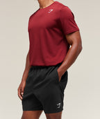 [LIMITLESS_COLOR:BLACK] GYMSHARK Arrival 7" Shorts — BLACK — Vista oficial 3