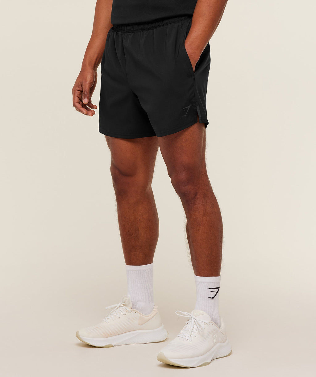 [LIMITLESS_COLOR:BLACK ONYX GREY] GYMSHARK Arrival Contrast Shorts — BLACK ONYX GREY — Vista oficial 1