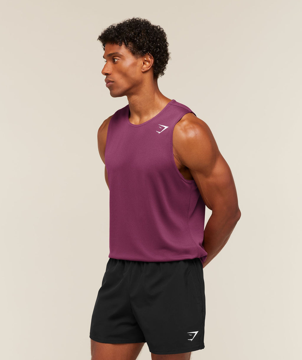 [LIMITLESS_COLOR:STRENGTH PINK] GYMSHARK Arrival Tank — STRENGTH PINK — Vista oficial 3