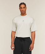 [LIMITLESS_COLOR:TINTED WHITE] GYMSHARK Atlas T-Shirt — TINTED WHITE — Vista oficial 2