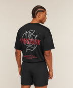 [LIMITLESS_COLOR:BLACK] GYMSHARK Chrome Graphic T-Shirt — BLACK — Vista oficial 1