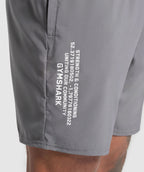 [LIMITLESS_COLOR:BRUSHED GREY] GYMSHARK Fitness Apparel 7" Shorts — BRUSHED GREY — Vista oficial 2
