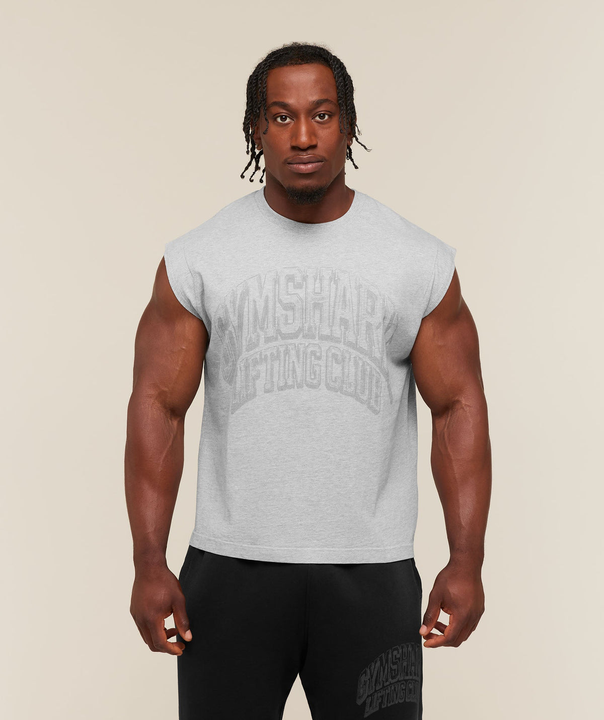GSLC Cut Off Tank - BROS SOFT GREY MARL