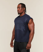 [LIMITLESS_COLOR:HEAVY BLUE WASH] GYMSHARK GSLC Cut Off Tank — HEAVY BLUE WASH — Vista oficial 3
