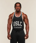 [LIMITLESS_COLOR:BLACK SOFT WHITE] GYMSHARK GSLC Stringer — BLACK SOFT WHITE — Vista oficial 1