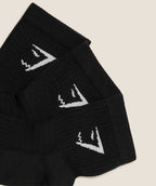 [LIMITLESS_COLOR:GS BLACK] GYMSHARK Midi Socks 3pk — GS BLACK — Vista oficial 2