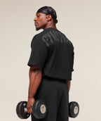 [LIMITLESS_COLOR:BLACK ASPHALT GREY] GYMSHARK Power T-Shirt — BLACK ASPHALT GREY — Vista oficial 1