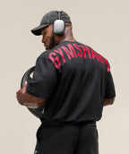 [LIMITLESS_COLOR:BLACK CONDITIONING RED] GYMSHARK Power T-Shirt — BLACK CONDITIONING RED — Vista oficial 3