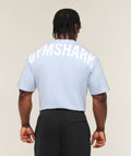 [LIMITLESS_COLOR:TRANQUIL BLUE] GYMSHARK Power T-Shirt — TRANQUIL BLUE — Vista oficial 1