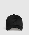[LIMITLESS_COLOR:BLACK] GYMSHARK Sharkhead Cap — BLACK — Vista oficial 1