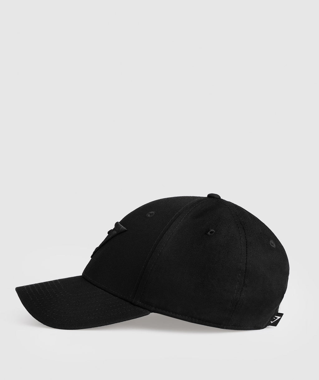 [LIMITLESS_COLOR:BLACK] GYMSHARK Sharkhead Cap — BLACK — Vista oficial 2