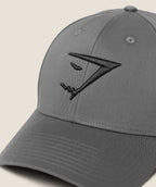 [LIMITLESS_COLOR:DARK GREY] GYMSHARK Sharkhead Cap — DARK GREY — Vista oficial 3