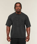 [LIMITLESS_COLOR:BLACK WASH] GYMSHARK Vintage Legacy T-Shirt — BLACK WASH — Vista oficial 1