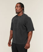 [LIMITLESS_COLOR:BLACK WASH] GYMSHARK Vintage Legacy T-Shirt — BLACK WASH — Vista oficial 3