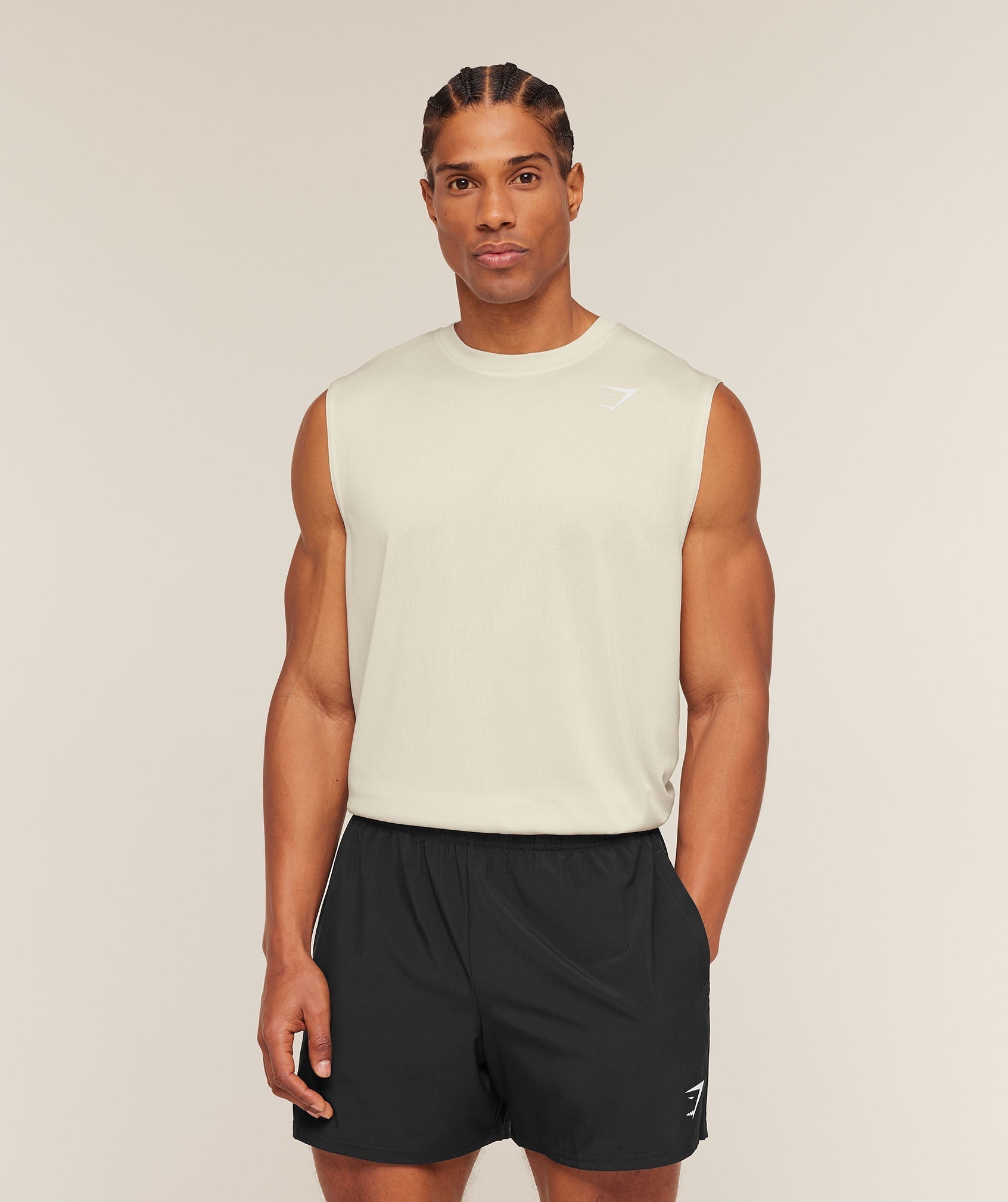[LIMITLESS_COLOR:SOFT WHITE WASH] GYMSHARK Washed Pastels Tank — SOFT WHITE WASH — Vista oficial 1