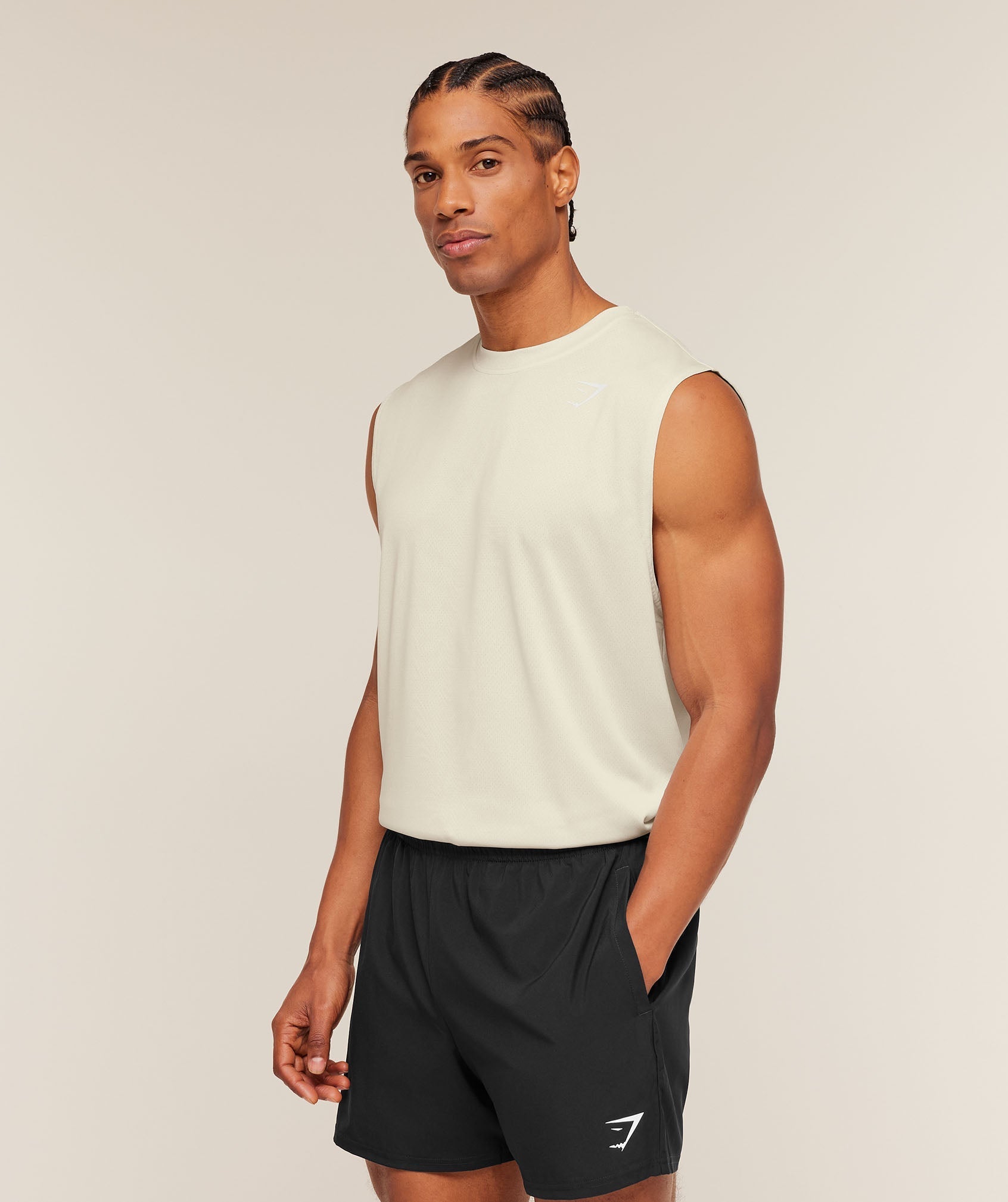 [LIMITLESS_COLOR:SOFT WHITE WASH] GYMSHARK Washed Pastels Tank — SOFT WHITE WASH — Vista oficial 3