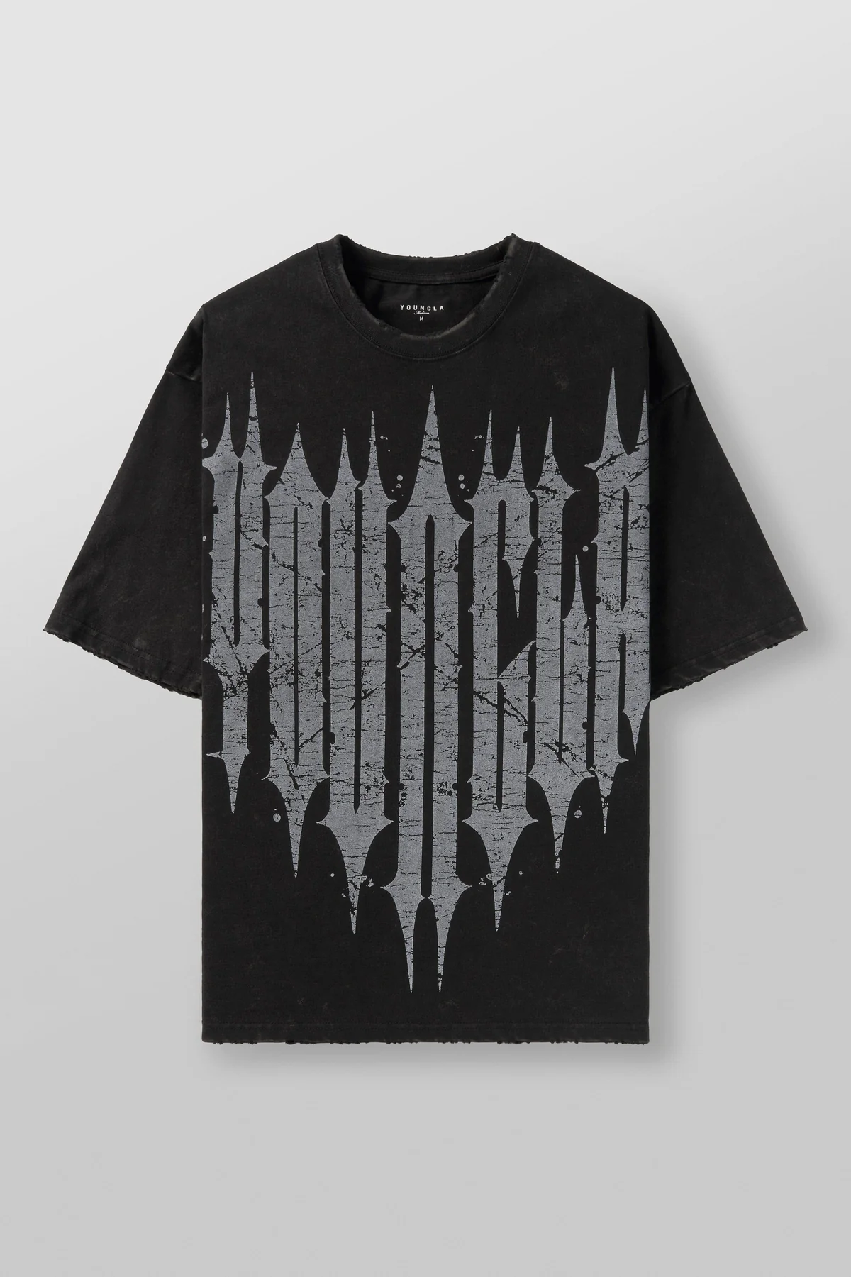 4156 - REVENGE TEES - BLACK WASH