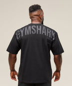 [LIMITLESS_COLOR:BLACK] GYMSHARK Power T-Shirt — BLACK — Vista oficial 1
