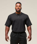 [LIMITLESS_COLOR:BLACK] GYMSHARK Power T-Shirt — BLACK — Vista oficial 2