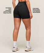 [LIMITLESS_COLOR:BLACK] GYMSHARK Whitney Shorts — BLACK — Vista oficial 2
