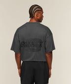 [LIMITLESS_COLOR:ONYX GREY] GYMSHARK Hybrid T-Shirt — ONYX GREY — vista 1