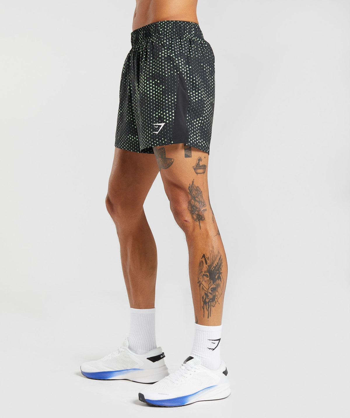 [LIMITLESS_COLOR:FLUO LIME] GYMSHARK Sport 5" Shorts — FLUO LIME — vista 3
