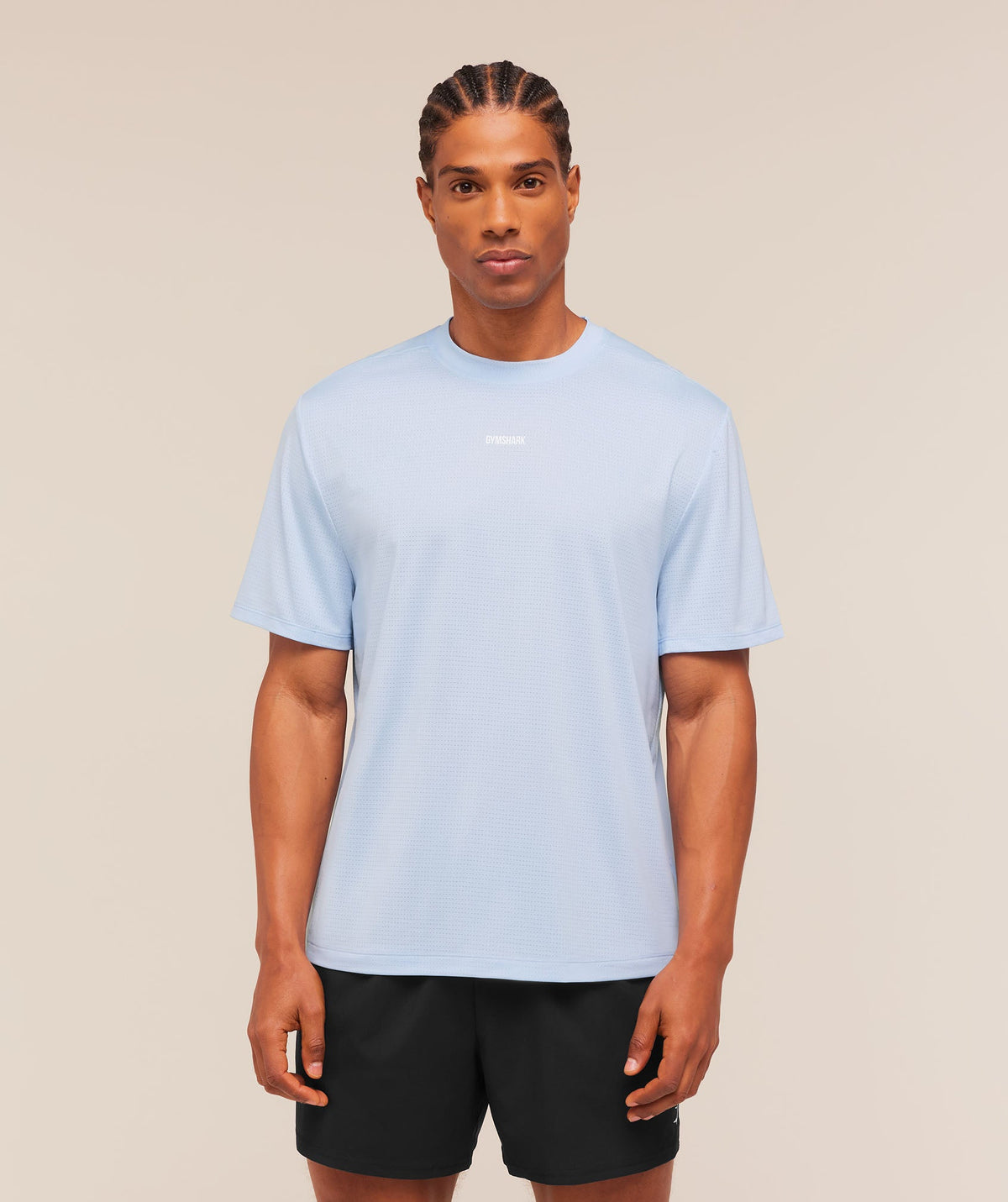 [LIMITLESS_COLOR:TRANQUIL BLUE] GYMSHARK Train T-Shirt — TRANQUIL BLUE — vista 1