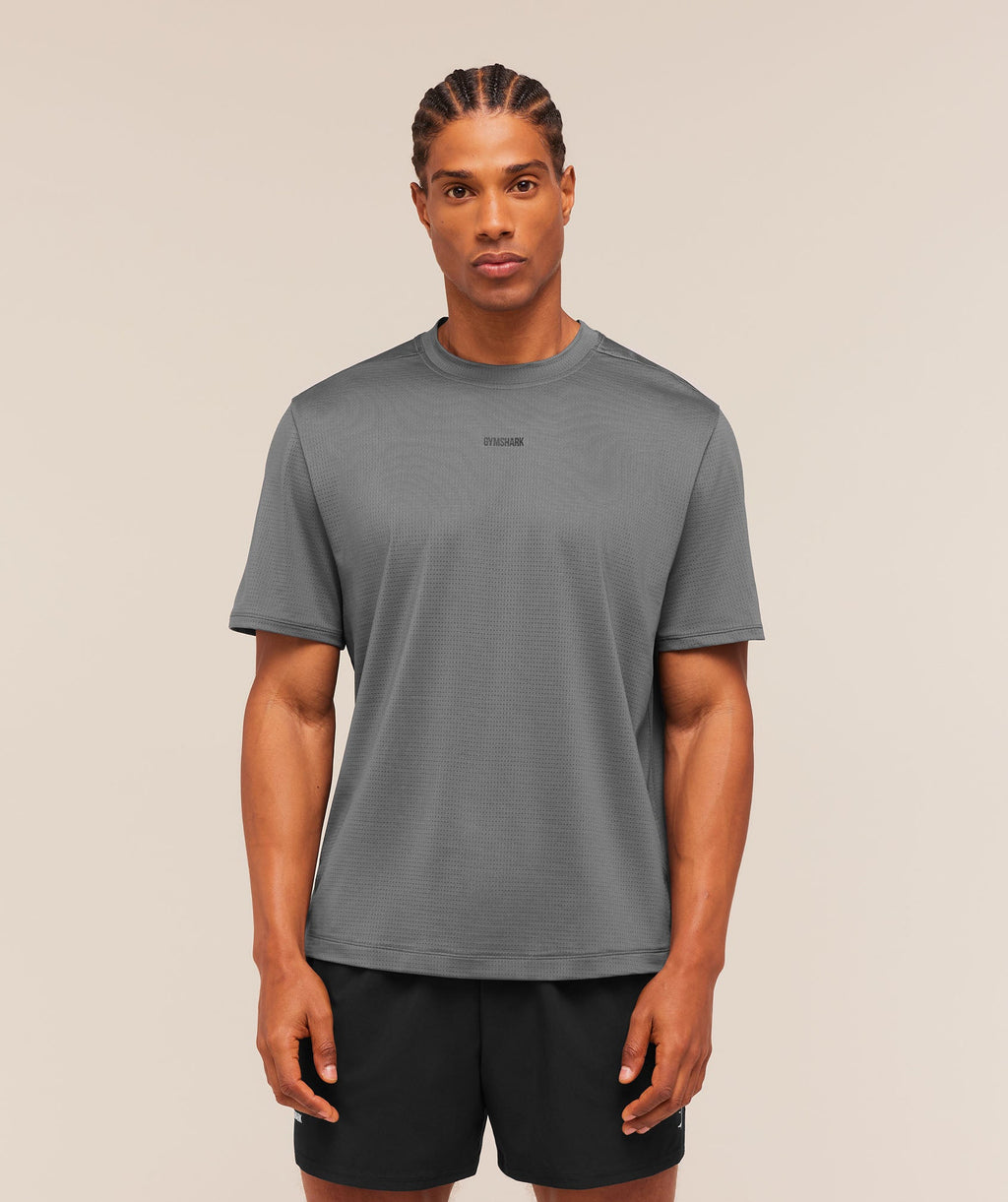 [LIMITLESS_COLOR:DARK GREY] GYMSHARK Train T-Shirt — DARK GREY — vista 1
