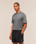 [LIMITLESS_COLOR:DARK GREY] GYMSHARK Train T-Shirt — DARK GREY — vista 3