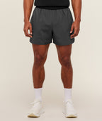[LIMITLESS_COLOR:ONYX GREY/BLACK] GYMSHARK Arrival Contrast Shorts — ONYX GREY/BLACK — Vista 3