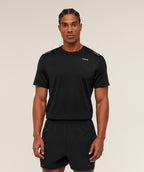 [LIMITLESS_COLOR:BLACK] GYMSHARK Built For More T-Shirt — BLACK — Vista 1