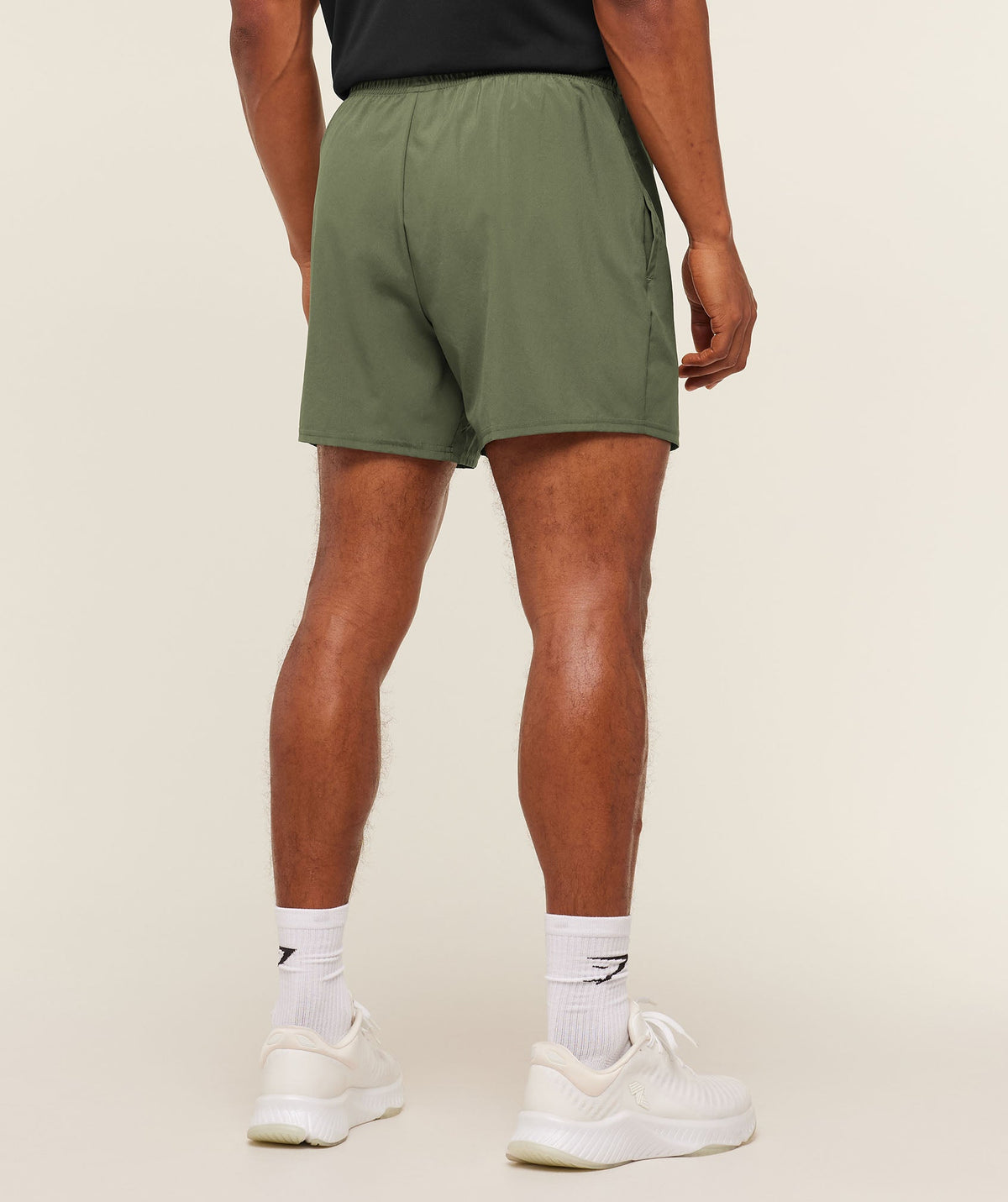 [LIMITLESS_COLOR:CORE OLIVE] GYMSHARK Arrival 5" Shorts — CORE OLIVE — Vista 2
