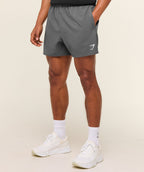 [LIMITLESS_COLOR:GREY] GYMSHARK Arrival 5" Shorts — GREY — Vista 1