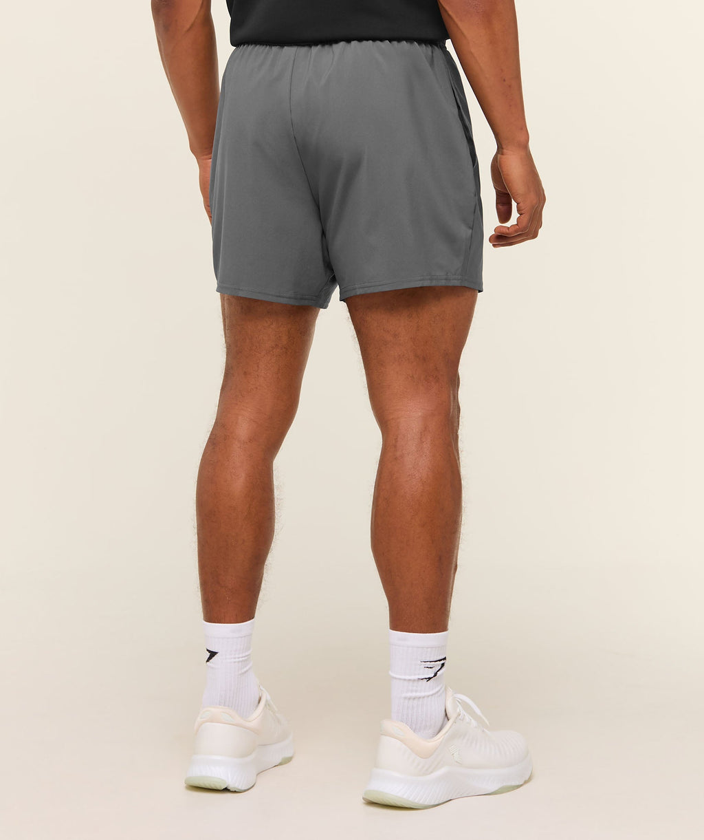 [LIMITLESS_COLOR:GREY] GYMSHARK Arrival 5" Shorts — GREY — Vista 2