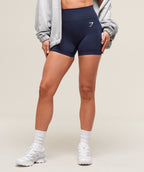 [LIMITLESS_COLOR:HEAVY BLUE/MARL] GYMSHARK Vital Seamless 2.0 Shorts — HEAVY BLUE/MARL — Vista 1