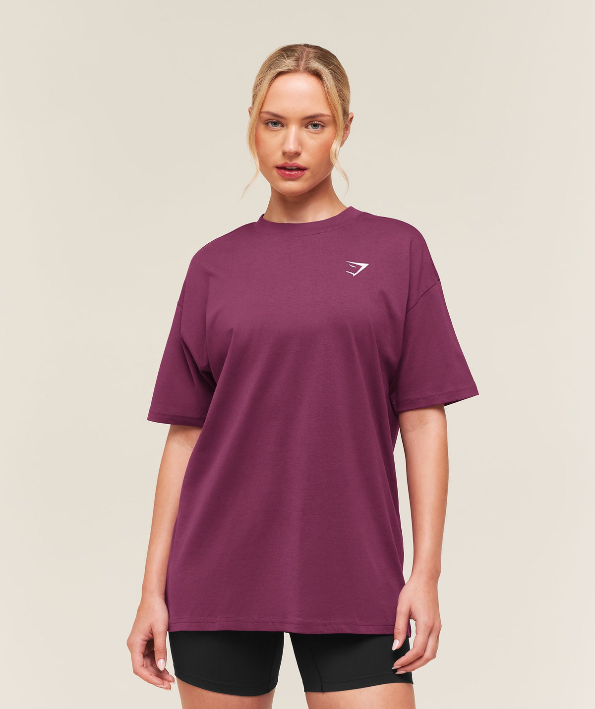Training Oversized T-Shirt - STRENGTH PINK